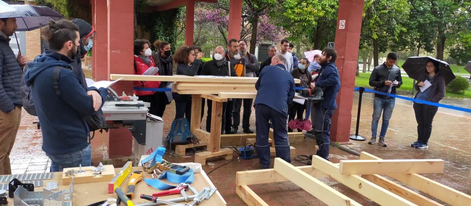 Jornada en Granada de construcción con madera. 25 y 26 marzo 2022